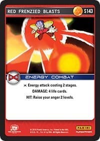 Red Frenzied Blasts - Panini: Evolution - Dragon Ball Z TCG card