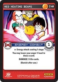 Red Heating Beams - Panini: Evolution - Dragon Ball Z TCG card
