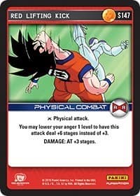 Red Lifting Kick - Panini: Evolution - Dragon Ball Z TCG card