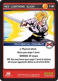 Red Lightning Slash - Panini: Evolution - Dragon Ball Z TCG card
