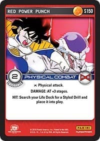 Red Power Punch - Panini: Evolution - Dragon Ball Z TCG card