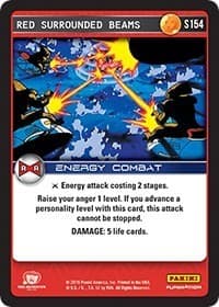 Red Surrounded Beams - Panini: Evolution - Dragon Ball Z TCG card