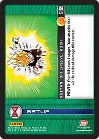 Saiyan Offensive Rush - Panini: Evolution - Dragon Ball Z TCG card