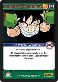 Saiyan Blocking Technique - Panini: Evolution - Dragon Ball Z TCG card