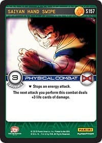 Saiyan Hand Swipe - Panini: Evolution - Dragon Ball Z TCG card
