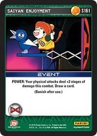 Saiyan Enjoyment - Panini: Evolution - Dragon Ball Z TCG card