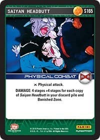 Saiyan Headbutt - Panini: Evolution - Dragon Ball Z TCG card