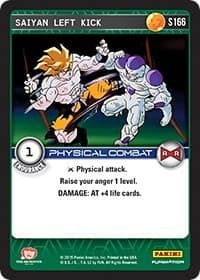 Saiyan Left Kick - Panini: Evolution - Dragon Ball Z TCG card