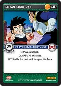 Saiyan Light Jab - Panini: Evolution - Dragon Ball Z TCG card