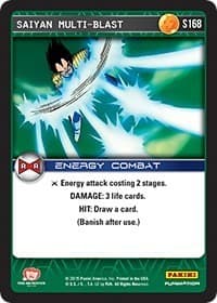 Saiyan Multi-blast - Panini: Evolution - Dragon Ball Z TCG card