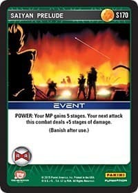 Saiyan Prelude - Panini: Evolution - Dragon Ball Z TCG card