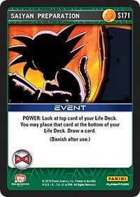 Saiyan Preparation - Panini: Evolution - Dragon Ball Z TCG card