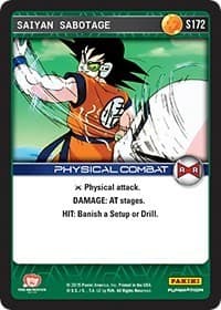 Saiyan Sabotage - Panini: Evolution - Dragon Ball Z TCG card