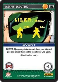 Saiyan Scouting - Panini: Evolution - Dragon Ball Z TCG card