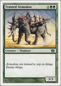 Trained Armodon - 8th Edition - Magic: The Gathering card
