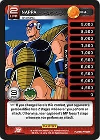 Nappa - Smirking - Panini: Heroes & Villains - Dragon Ball Z TCG card
