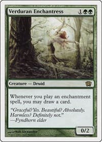 Verduran Enchantress - 8th Edition - Magic: The Gathering card