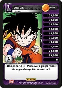 Gohan - Trained - Panini: Heroes & Villains - Dragon Ball Z TCG card