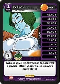 Zarbon - Loyal Servant - Panini: Heroes & Villains - Dragon Ball Z TCG card