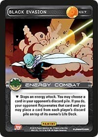Black Evasion - Panini: Heroes & Villains - Dragon Ball Z TCG card