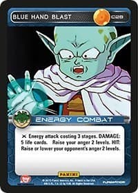 Blue Hand Blast - Panini: Heroes & Villains - Dragon Ball Z TCG card