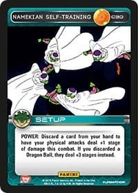 Namekian Self-training - Panini: Heroes & Villains - Dragon Ball Z TCG card