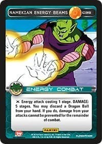 Namekian Energy Beams - Panini: Heroes & Villains - Dragon Ball Z TCG card
