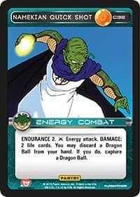 Namekian Quick Shot - Panini: Heroes & Villains - Dragon Ball Z TCG card