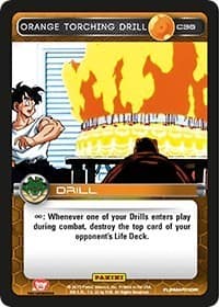 Orange Torching Drill - Panini: Heroes & Villains - Dragon Ball Z TCG card