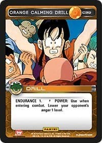 Orange Calming Drill - Panini: Heroes & Villains - Dragon Ball Z TCG card