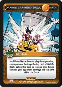 Orange Crashing Drill - Panini: Heroes & Villains - Dragon Ball Z TCG card