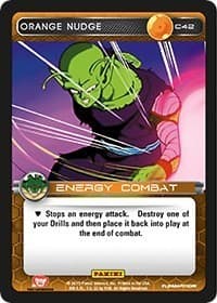 Orange Nudge - Panini: Heroes & Villains - Dragon Ball Z TCG card