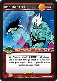 Red Knee Lift - Panini: Heroes & Villains - Dragon Ball Z TCG card
