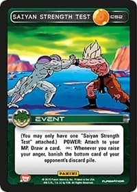 Saiyan Strength Test - Panini: Heroes & Villains - Dragon Ball Z TCG card