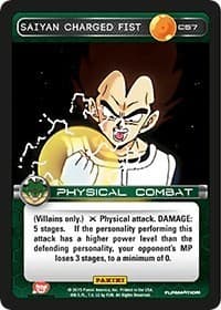 Saiyan Charged Fist - Panini: Heroes & Villains - Dragon Ball Z TCG card