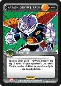Captain Ginyu's Pain - Panini: Heroes & Villains - Dragon Ball Z TCG card