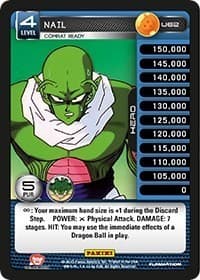 Nail - Combat Ready - Panini: Heroes & Villains - Dragon Ball Z TCG card
