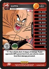 Nappa - Enraged - Panini: Heroes & Villains - Dragon Ball Z TCG card