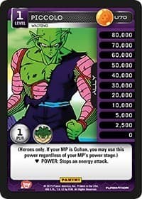 Piccolo - Waiting - Panini: Heroes & Villains - Dragon Ball Z TCG card