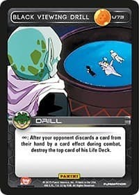 Black Viewing Drill - Panini: Heroes & Villains - Dragon Ball Z TCG card
