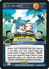 Blue Joy Ride - Panini: Heroes & Villains - Dragon Ball Z TCG card