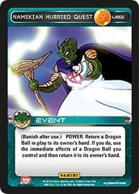 Namekian Hurried Quest - Panini: Heroes & Villains - Dragon Ball Z TCG card