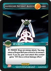 Namekian Patient Block - Panini: Heroes & Villains - Dragon Ball Z TCG card