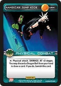 Namekian Jump Kick - Panini: Heroes & Villains - Dragon Ball Z TCG card