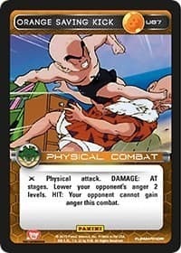Orange Saving Kick - Panini: Heroes & Villains - Dragon Ball Z TCG card