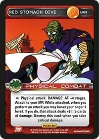 Red Stomach Dive - Panini: Heroes & Villains - Dragon Ball Z TCG card