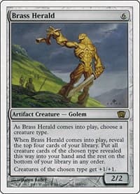 Brass Herald - 8th Edition - Magic: The Gathering card