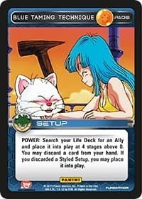 Blue Taming Technique - Panini: Heroes & Villains - Dragon Ball Z TCG card