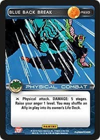 Blue Back Break - Panini: Heroes & Villains - Dragon Ball Z TCG card