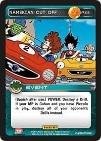 Namekian Cut Off - Panini: Heroes & Villains - Dragon Ball Z TCG card